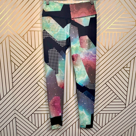 Reebok‎ Cosmos Lux Bold Tight Speedwick Galaxy - Picture 2 of 10